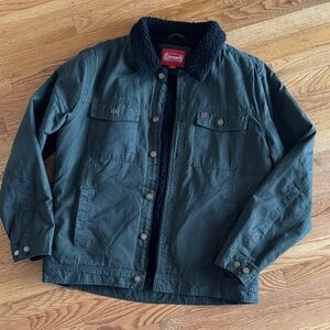 Coleman Men's Dark Green Chore coat Jacket